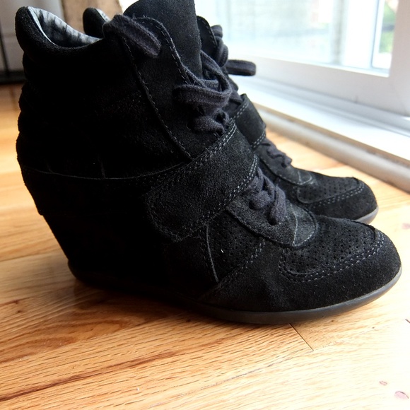 ASH BOWIE Hi-Top Wedge - Picture 1 of 8